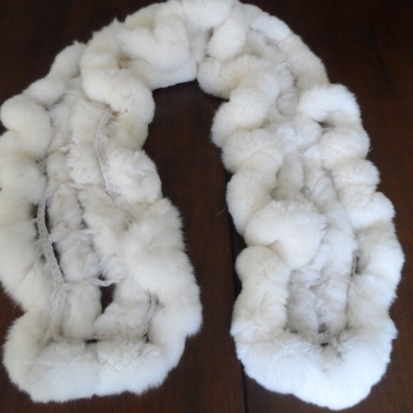Real rabbit Fur scarf - Picture 8 of 8